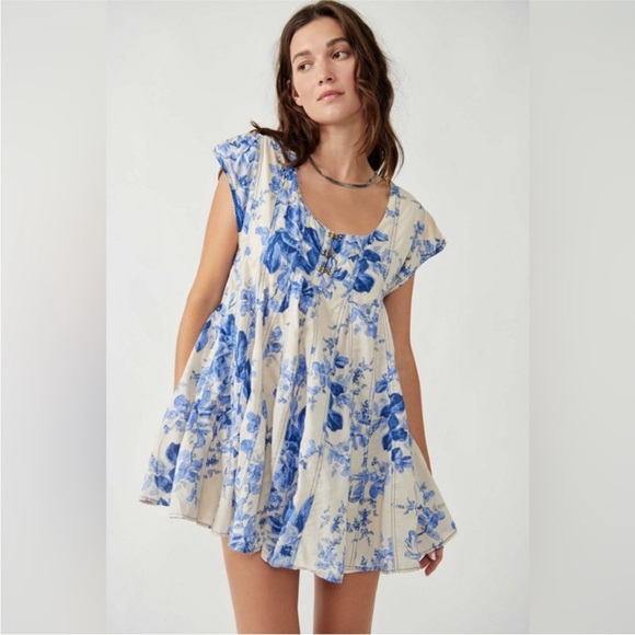 Free People Sully Mini Floral Dress - Picture 2 of 6